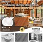 Kit Réparation Parquet Stratifié, Le Kit de Réparation de Meubles en Bois de Grande Capacité Comprend du Mastic Bois et de la Ci