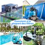 Flow fire 700g Balles Filtrantes, Réutilisables de Boules de Filtre de Piscine Équivalent à 27 kg de Filtre à Sable, Balles Filt