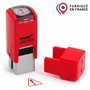 Tampon attention | 11mm | Cachet encreur symbole alerte | warning ink stamp