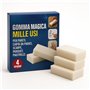 Lot de 4 éponges magiques multi-usages – caoutchouc magique pour murs