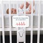 Moniteur vidéo pour bébé Babysense avec écran de 2,4" et Moniteur de Mouvement pour bébé certifié médicalement, avec alertes en 