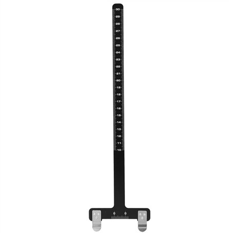 Janzoom Règle de tir en Acier Inoxydable