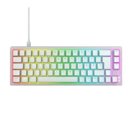Clavier de jeu mécanique - CHERRY XTRFY K5V2 COMPACT - Format 65 % - Blanc