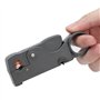 Outil de dénudage de câble coaxial, pince à dénuder 2 pièces ABS portable durable pour le bricolage