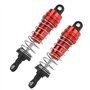 Amortisseur de Jambes de Choc, Pièces de Rechange RC D'amortisseur de Jambes de Force en Métal pour Modèle 1/14 144001 RC(Rouge)