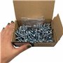 Marcopol Lot de 200 vis autoforeuses DIN 7504K en acier zingué 4,8 x 25 mm pour tôle - Vis à tôle auto-foreuse à tête hexagonale