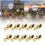 Kadimendium 10 Pièces SMA Adaptateur Inverse Mâle à Femelle Adaptateur RF Câble Conversion Connecteur RF Connecteur SMA Connecte