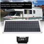 Panneau Solaire, Kit Panneau Solaire Au Silicium Polycristallin 30W 30A 12V 24V, Panneau Solaire Portable Léger Avec Contrôleur 