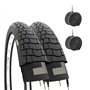 Ecovelo - 2 pneus et + 2 chambres à air pour vélo BMX 20" x 1