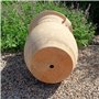 Kreta Keramik Céramique crète | amphore de Plante en Terre Cuite antigel Faite Main avec poignées 40 cm | jardinière décorative