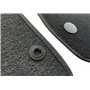 Tapis de Sol sur Mesure, antidérapants, Talonnette en PVC, avec Points de Fixation