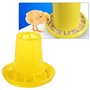 hdhuad Combo mangeoire et Abreuvoir pour Poussins mangeoire à Poulet de 2,2 LB et Abreuvoir de 2,2 LB Ensemble d'équipement d'al