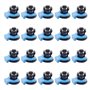 LEEINTO 10/20/30/50Pcs Clip Tuyau Intégré Pince Bowden Couplage pour Métal V6 Radiateur Hotend Tube 4MM Pince Extrudeuse Connect