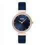 BOSS Montre Analogique à Quartz pour Femme Collection Celebration avec Bracelet en Cuir Bleu - 1502477