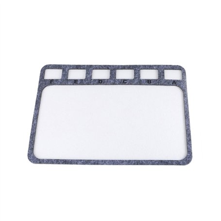 YAOGUI Tapis de perles – Texture en feutre – Outil de fabrication de bijoux – Flocage doux – Rectangulaire – 20 x 29 cm