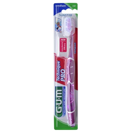 Gum brosse à dents technique pro medium 528 bleu