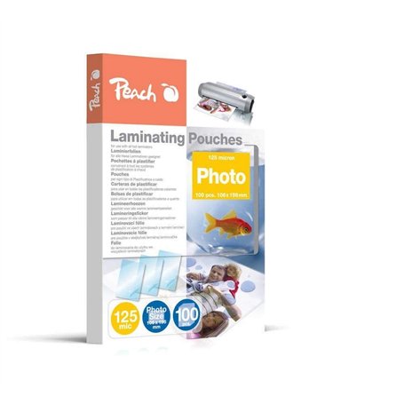 Peach Photo Laminating Pouches 106 x 156mm