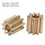 aqxreight Pignon Moteur 2 Pièces, Remplacement en Laiton pour Module Duplo Intelli Lok 0.4 9 Dents Remplacement en de Pignon de 
