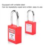 Cadenas Consignation Electrique, Lot de 10 Cadenas Clé de sécurité Cadenas De Consignation Disjoncteurs Miniatures Verrouillage