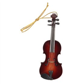 Décoration pour instrument de musique miniature résine écologique excellente facture délicat violon miniature ornement à suspend Décoration pour instrument de musique miniature résine écologique excellente facture délicat violon miniature ornement à suspend