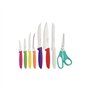 Tramontina - Couteaux de cuisine Plenus 8pcs. Inox et plastique.