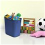 Acrimet Corbeille, Poubelle de bureau, 3,25 gallons / 13 quarts / 12 litres (en plastique) (couleur bleue) (lot de 4)
