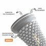 Rouleau de massage des pieds pour fasciite plantaire, rouleau de massage portable en caoutchouc pour soulager les douleurs de la