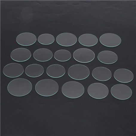 21 Pièces Outil de Pièces de Rechange en Verre de Montre