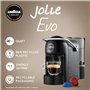 Lavazza, A Modo Mio Jolie EVO - Machine à capsules de café en plastique recyclé à 36% - Compatible avec les dosettes A Modo Mio,
