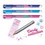 Tratto Cancellik Candy Collection TATTOO Lot de 3 stylos effaçables + 1 crayon maquillage + pochoir de tatouage