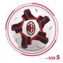 Mondo Sport - MILAN Ballon de Football Cousu - Produit Officiel - Taille 5 - 400 grammes - 13643, TPU