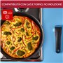 Lagostina Ingenio Essential Plus Poêle Ø 22 cm Poêle antiadhésive en Aluminium pour gaz et Four avec indicateur de Cuisson therm