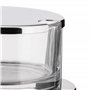 Alessi 5071 Fromagère Design Verre et Acier Inoxydable, Argenté