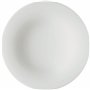 A di Alessi Ku Assiette à Dessert en Porcelaine - Blanc - Set de 4 Pièces