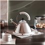 Alessi MG32 W Bouilloire Électrique Acier Inoxydable et Résine Thermoplastique Blanc