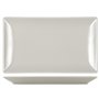 H&h set 6 piatti rettangolari boston tortora cm 25x15