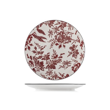 H&h set 6 piatti piani elizabeth cm 27