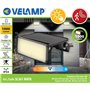 Stak by Velamp SL361 d'extérieur, Lampe Rechargeable 1000 lumens, projecteur Solaire avec détecteur de Mouvement, étanche IP65,