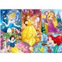Clementoni - 20140 - Disney Princess - Jeu de Création et Logique pour Enfants - Puzzle Brillant - 104 Pièces - A partir de 6 An