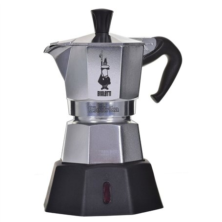 Cafetière Italienne Bialetti 2778/MR Noir Aluminium 90 ml 2 Tasses