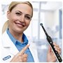 Oral-B Brosse à dents électrique rechargeable intelligente 4 4500 CrossAction, noir, 3 modes de brossage, 2 têtes, étui de voyag