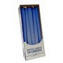 Lot de 10 bougies coniques diamètre 2,2 cm hauteur 25 cm – Couleur bleu Dusk – Fabriqué en Italie – Bougies Horeca – Cereria Di