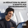 Soundcore Space One Casque Bletooth sans fil avec Réduction de Bruit Active Adaptative by Anker, Réduction des Voix Humaine 2X P