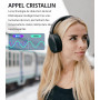 Edifier W830NB Casque Supra-auriculaire sans Fil avec ANC -45 DB, Batterie 94 Heures, Son Haute résolution LDAC, Audio Spatial,
