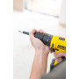 STANLEY FATMAX 10,8V Perceuse Visseuse à Percussion Compacte Sans Fil, Éclairage de Travail LED, 20 Positions de Mandrin, avec x