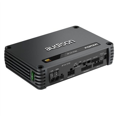 Audison AF C4.10 bit - Amplificateur 4 canaux avec 10 canaux DSP intégré
