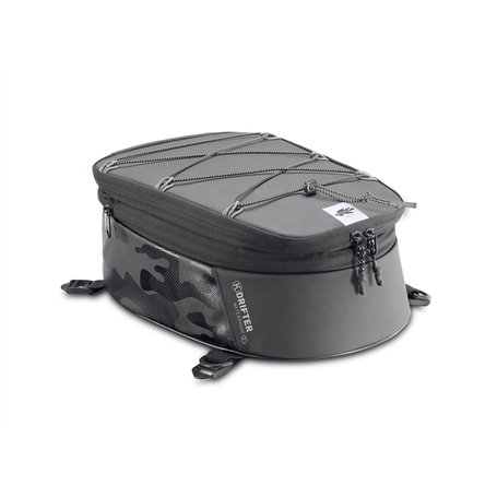 Kappa Moto Sac de Selle Universel imperméable Extensible de 9 l à 12 l avec Doublure intérieure Amovible