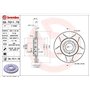 Brembo Max 09.7011.75 - Disque de Frein Avant - Jeu de 2 disques