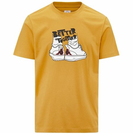 T-shirt à manches courtes homme Kappa Glabu Tbar Doré