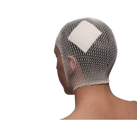 GIMA Surgifix - Filet Tubulaire Élastique Poly, Taille 6, pour Fixation de Compresses, Gaze et Pansements de la Tête, Longueur d GIMA Surgifix - Filet Tubulaire Élastique Poly